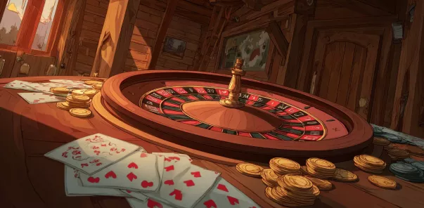 La ruota della roulette di Wildsino attende un giro fortunato nel deserto selvaggio